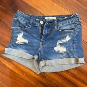 pacsun jean shorts